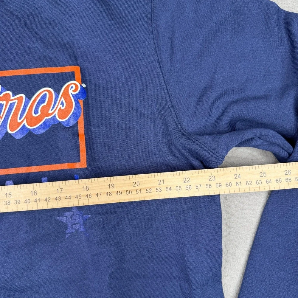 Houston Astros Sweatshirt Mens XL Blue MLB Baseball Fanatics Crewneck NEW